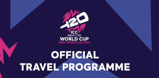 OFFICIAL TRAVEL AND TOURS PROGRAMME FOR THE ICC MEN'S T20 WORLD CUP WEST INDIES & USA 2024